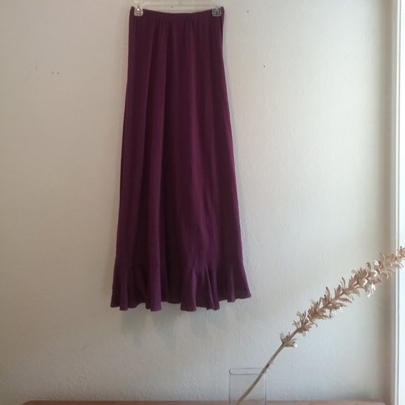 Free People Beach Faux Wrap Ruffle Flounce Maxi Skirt/Dress - Picture 8 of 16